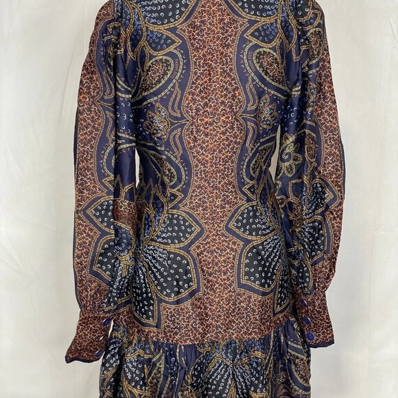 NEW FARM Rio Long Sleeve Floral Mini Dress – White/Multicolor – Size S – NWT - Picture 2 of 9